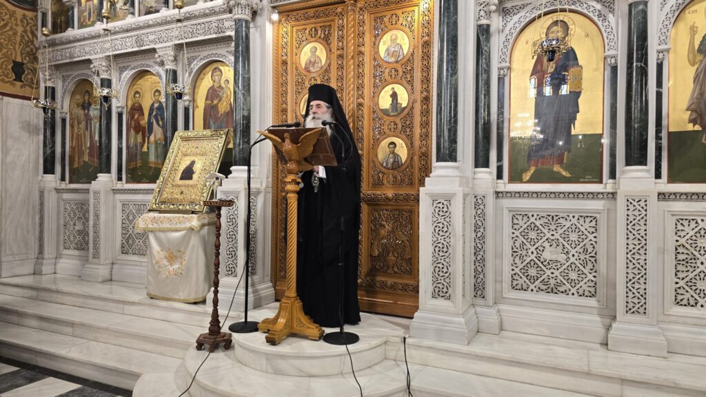 O Κατανυκτικός Εσπερινός της Δ΄ Εβδομάδος των Νηστειών στην Ι. Μητρόπολη Πειραιώς – Το κήρυγμα του Σεβασμιωτάτου.